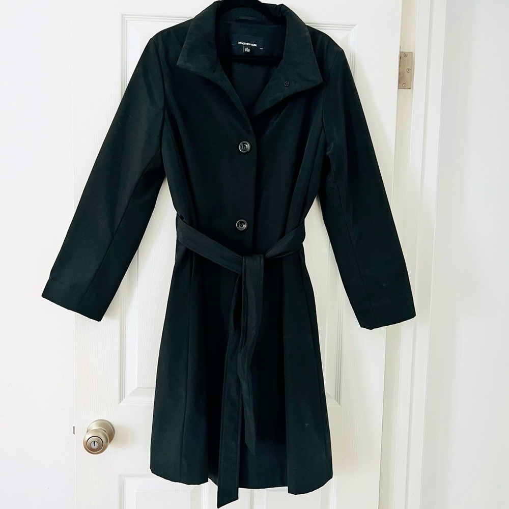 Jones New York Black Trench Coat